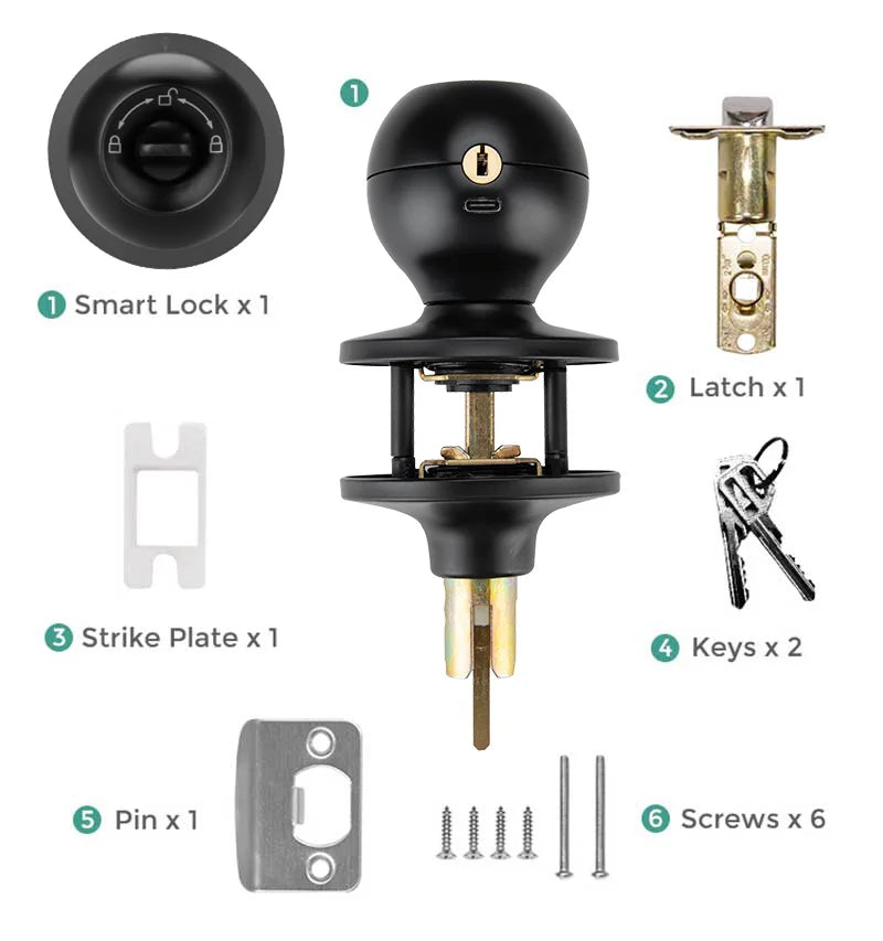 Smart Fingerprint Door Lock (Keyless)