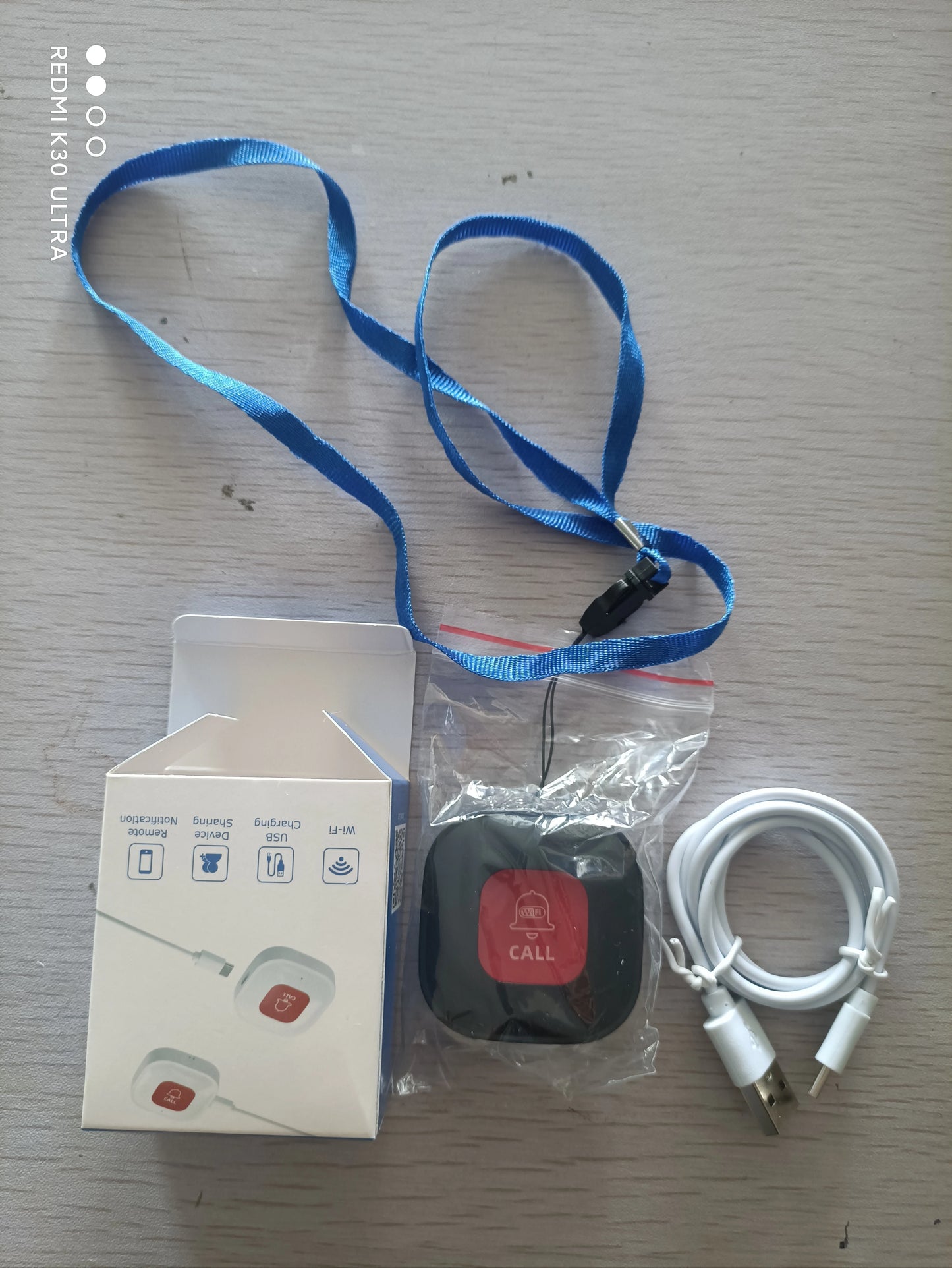 Smart WiFi SOS Panic Button with App Alert Notifications