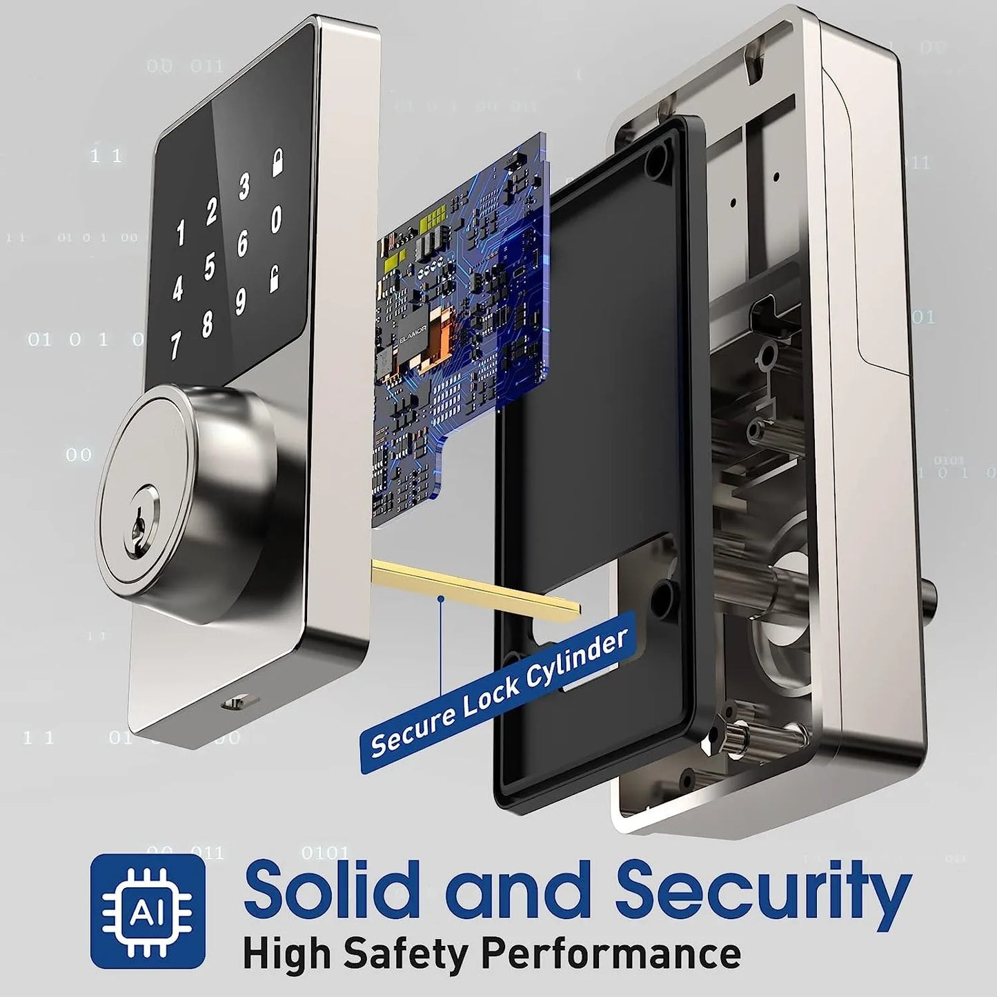 Smart Keyless Lock (Touchscreen + App)