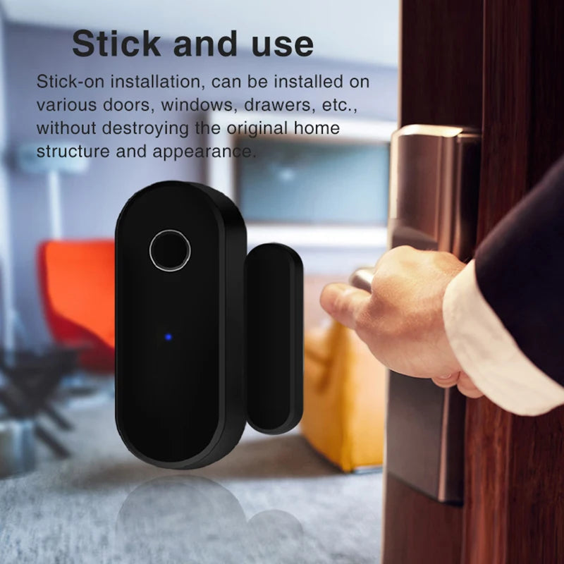 Tuya Smart Zigbee Door and Window Sensor – Open/Close Detector for Smart Home Security Systems