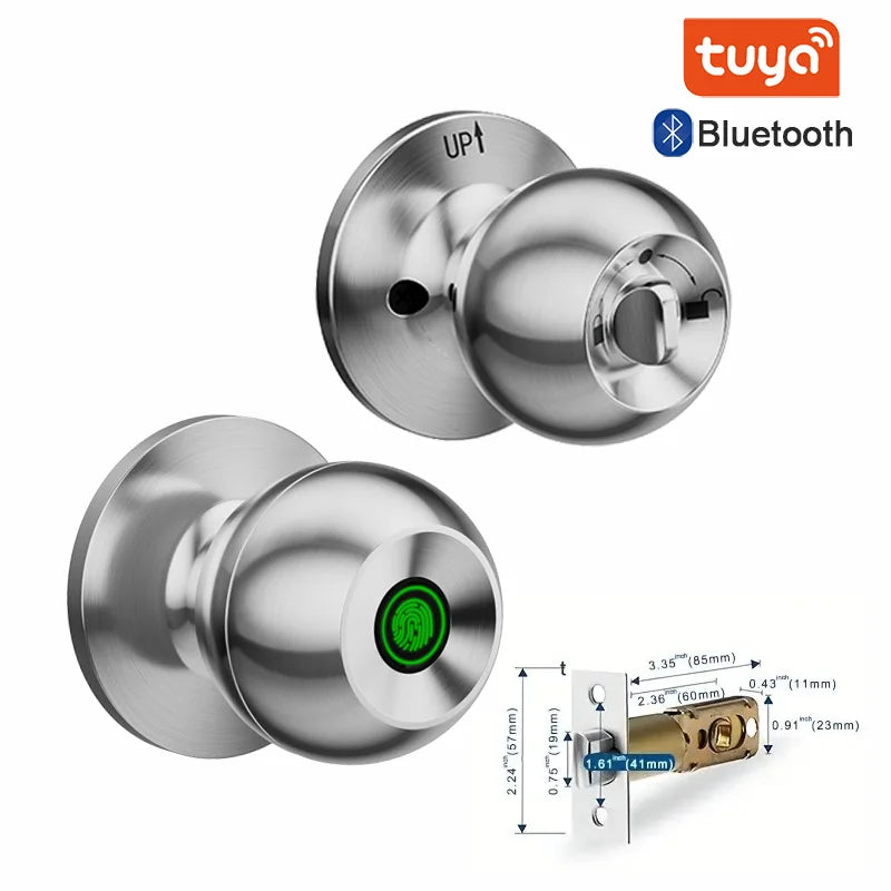 Biometric Fingerprint Smart Door Lock – Keyless Entry, Electronic Security for Home & Apartment