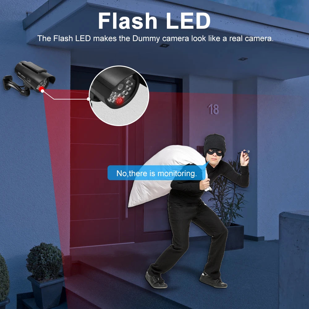 Fake Solar CCTV Cam (LED Light)
