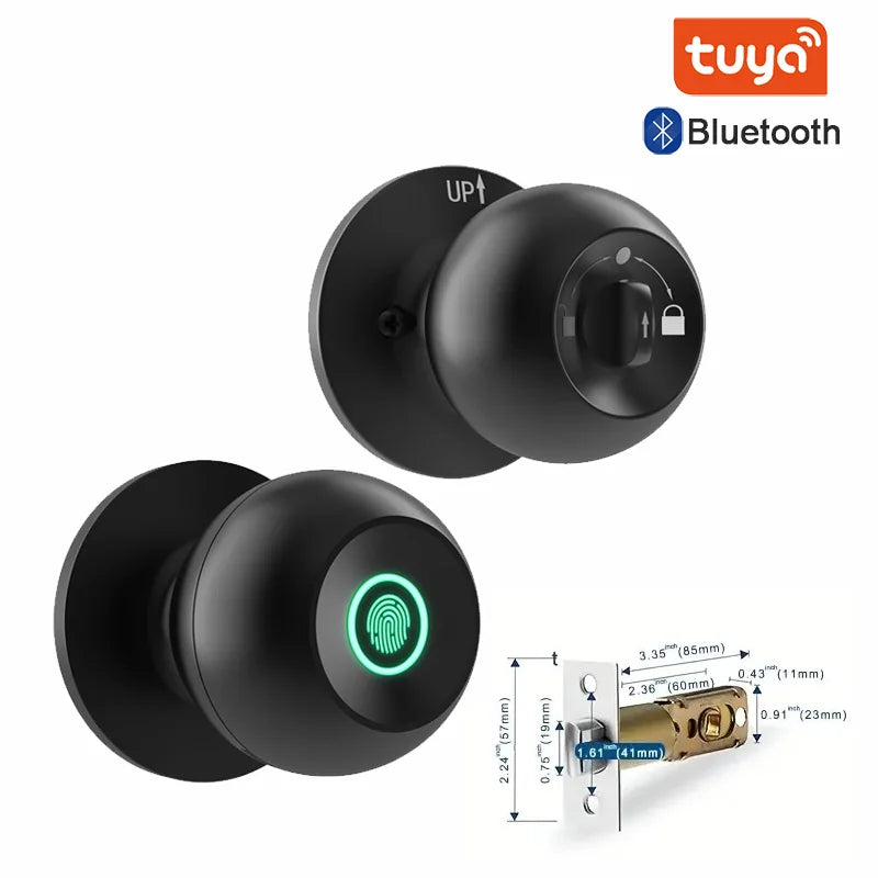 Biometric Fingerprint Smart Door Lock – Keyless Entry, Electronic Security for Home & Apartment