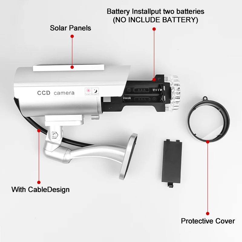 Fake Solar CCTV Cam (LED Light)