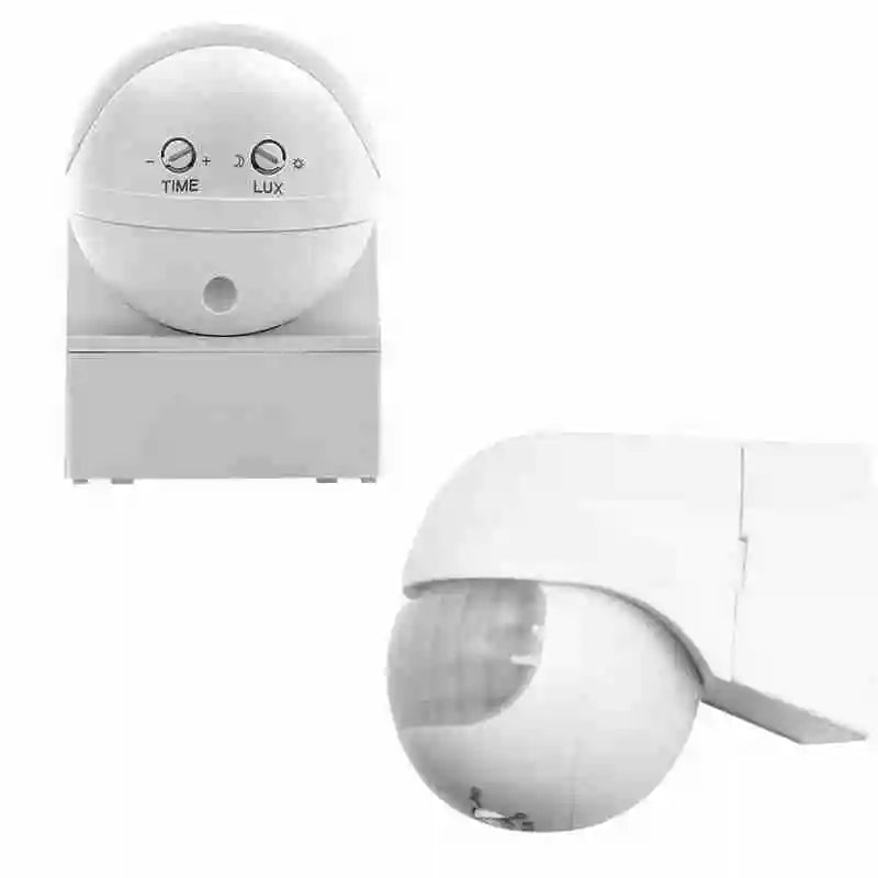 Outdoor Infrared 180° PIR Motion Sensor Wall Switch – Waterproof LED Light Controller with Adjustable Timer (110v~230v)