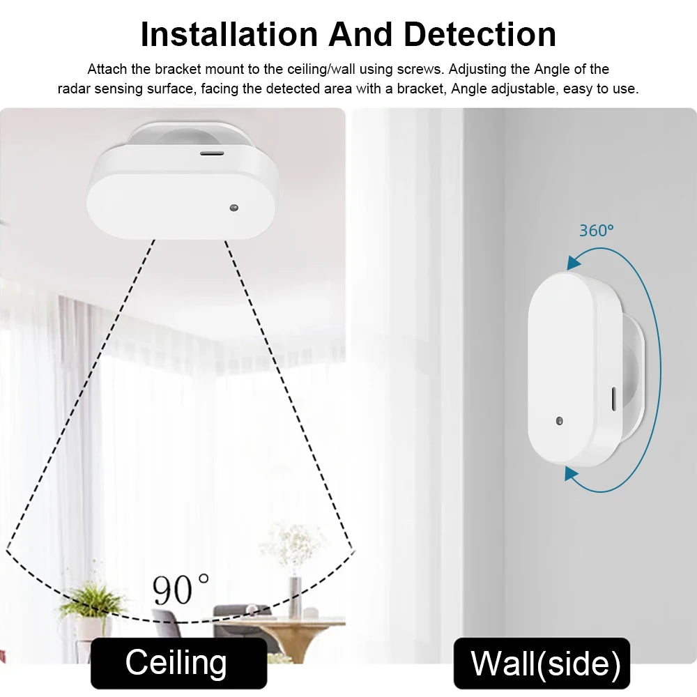 Wireless Motion Sensor Alarm (USB Charging)