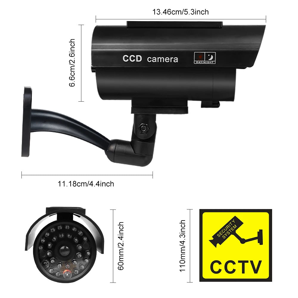 Fake Solar CCTV Cam (LED Light)