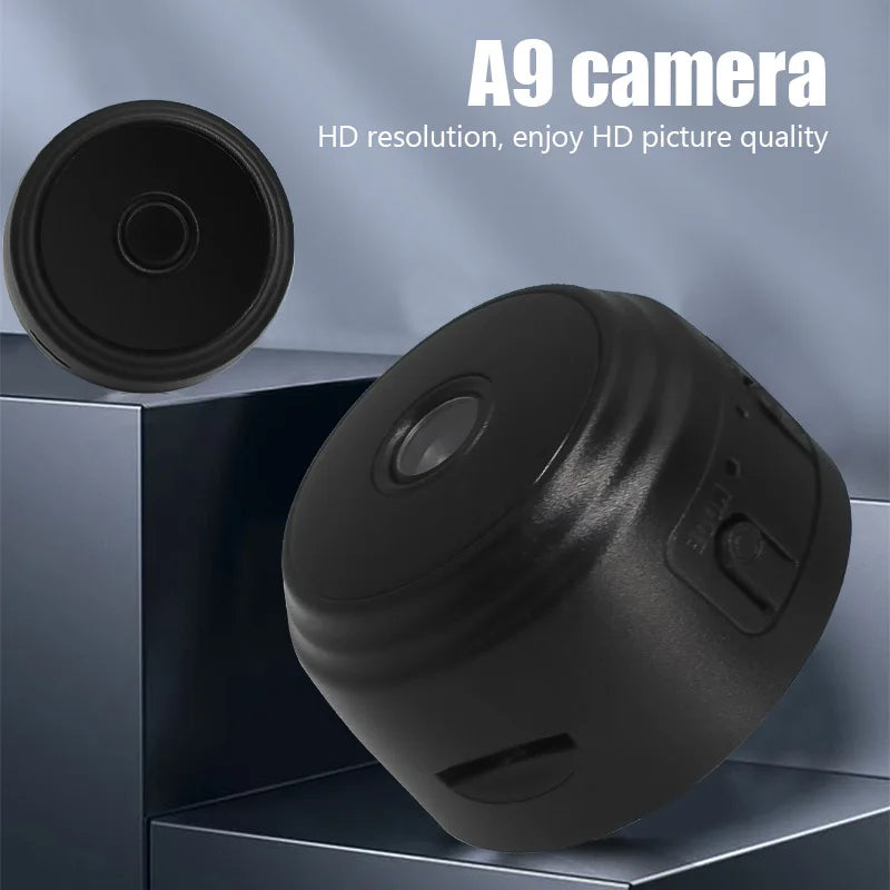 Mini A9 WiFi Camera – Wireless Security Cam, Remote Monitoring for Smart Home & Video Surveillance